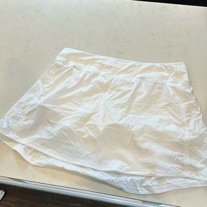 White Lululemon tennis skirt